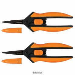 Tool UK Fiskars (2-pack) Non-stick Pruning Snips: Softgrip Micro-Tip FD4JT4244