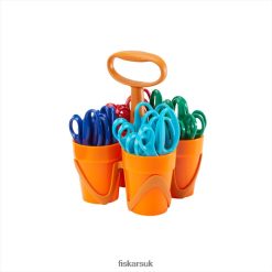 Tool UK Fiskars Blunt-tip Kids Scissors Classpack (5 in.) 24 Pack Caddy FD4JT412